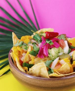 Bowl tropical de nachos - La Llorona Mexican Street Food